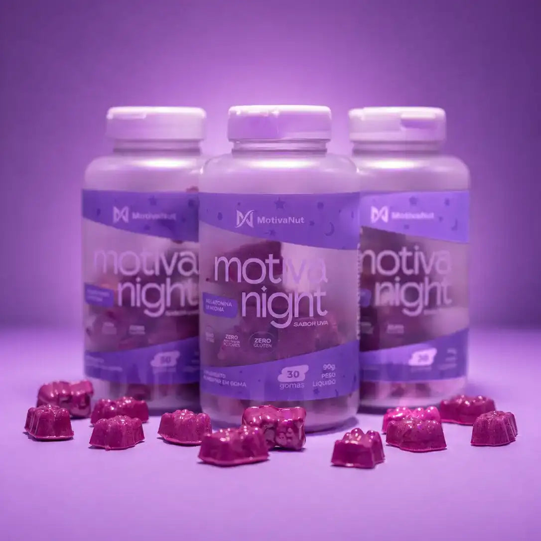 Motiva Night — Gomas Relaxantes & Regulador de Sono