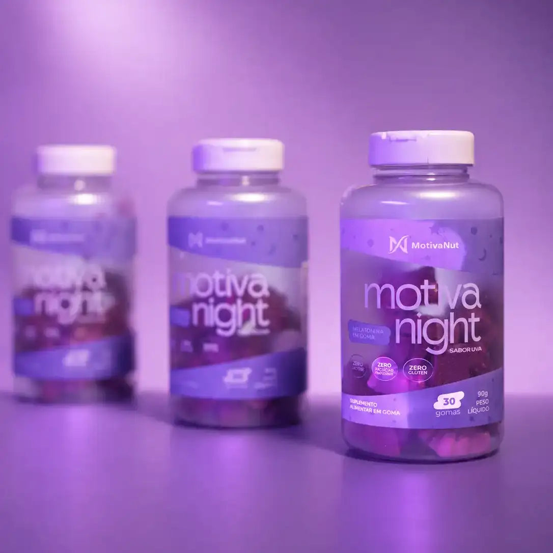 Motiva Night — Gomas Relaxantes & Regulador de Sono