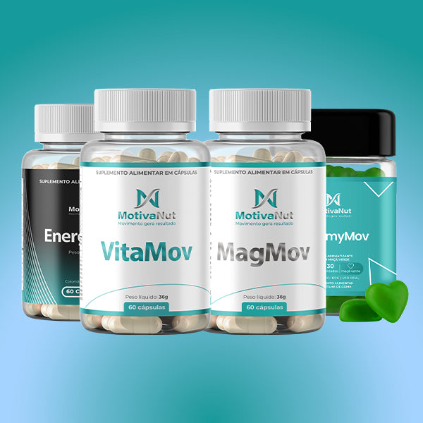 Kit Dia & Noite - Equilíbrio Total / EnergyMov + MagMov + VitaMov + GummyMov