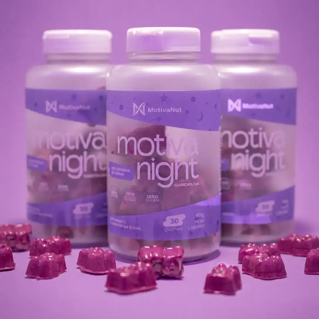Motiva Night — Gomas Relaxantes & Regulador de Sono