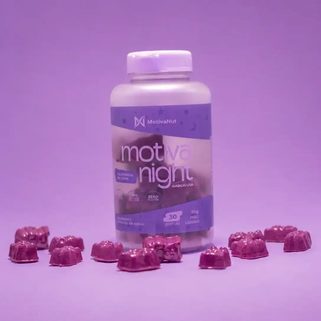 Motiva Night — Gomas Relaxantes & Regulador de Sono